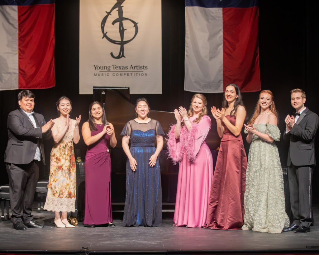 Classical music competition finalists applaud for grand prize winner,